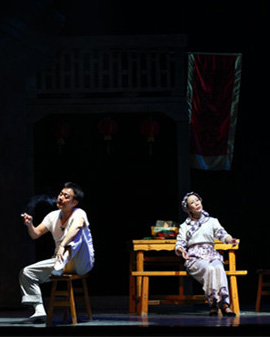 中宣部、文化部主辦全國基層院團戲曲會演 山歌劇《合家福》